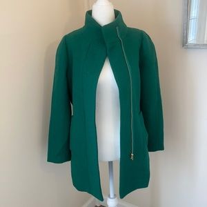 Green J. Crew Mercantile Long Coar